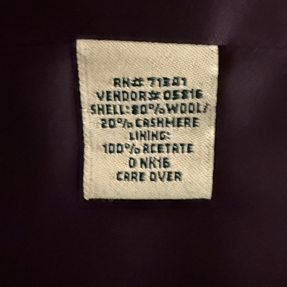 L.L. Bean Purple wool cashmere blend Blazer size 4R - Picture 11 of 12